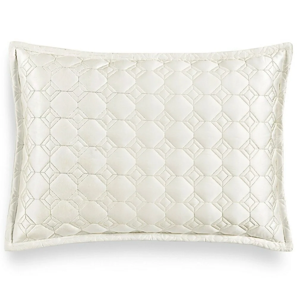NEW Hotel Collection Alabastar Quilted 1‎ King Sham
